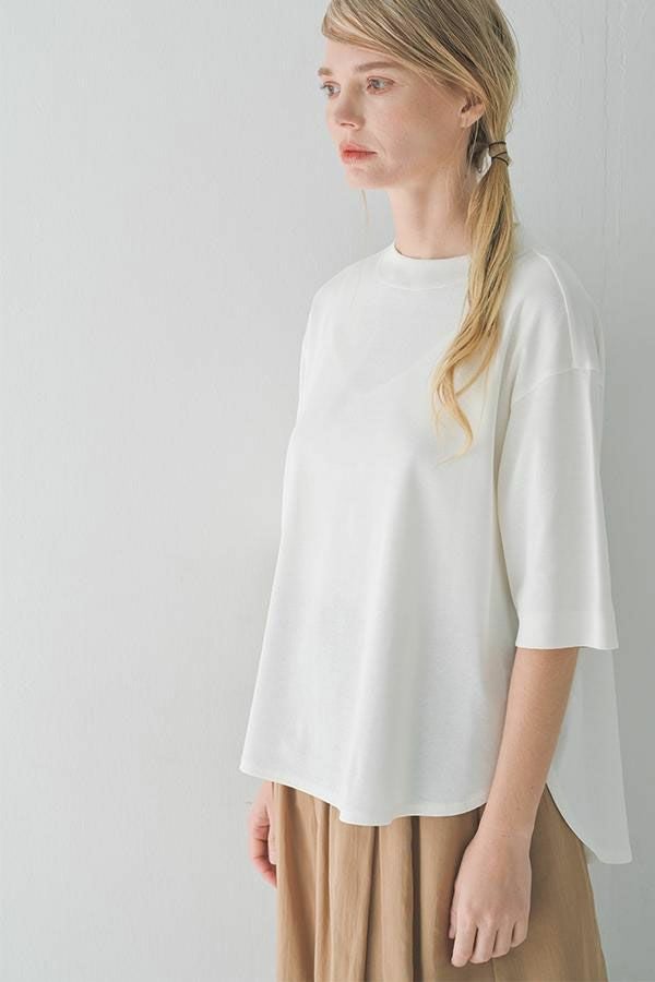 強撚フライス五分袖プルオーバー【定番】2024 | メゾンドアムウ