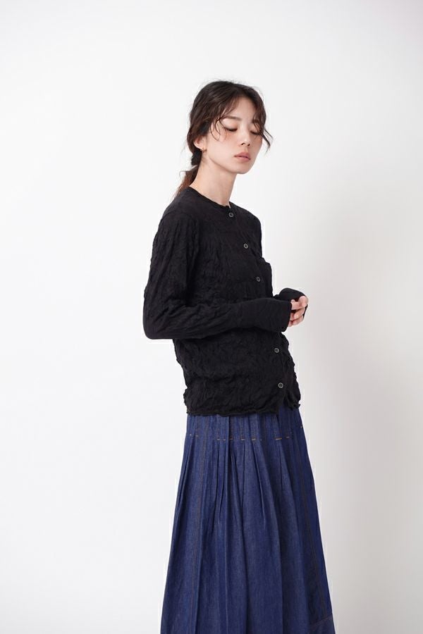 シワ加工無地カーディガン【定番】 | メゾンドアムウ