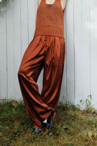 インバーテッドプリーツパンツ（無地）