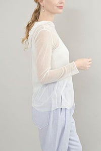 長袖メッシュフードプルオーバー【定番】2024