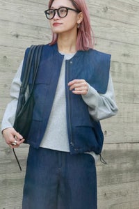 デニムヨークベスト