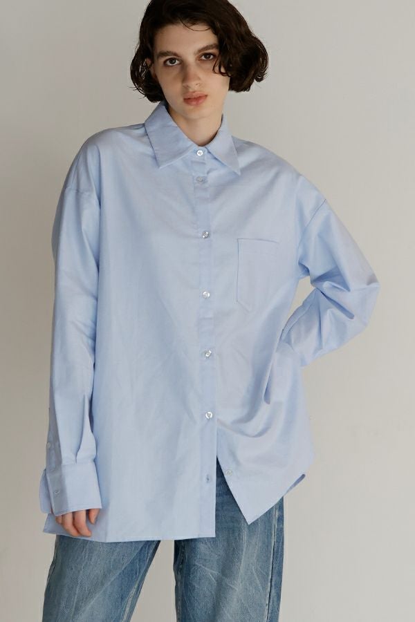 【ネイビー×ホワイト1】オーバーシャツ <LADIES LINE> (LADIES) usgoods_00_483880_3x4.jpg