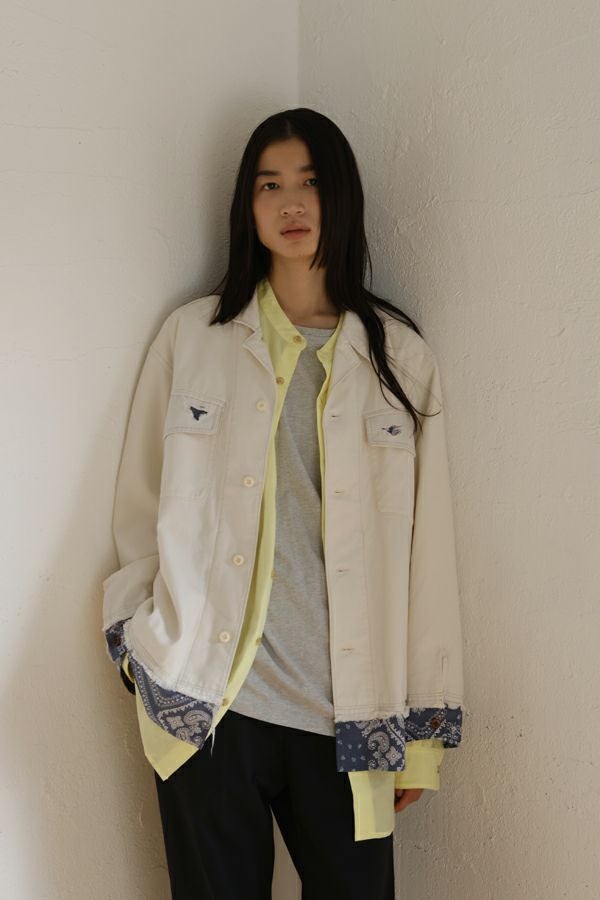 ブラウジングシャツブルゾン | メゾンドアムウ