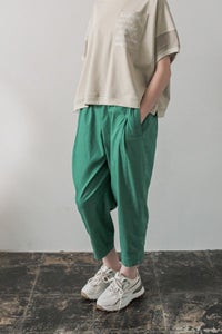 シャンブレーストレッチパンツ