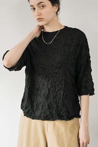 シワ半袖プルオーバー【定番】2025aw