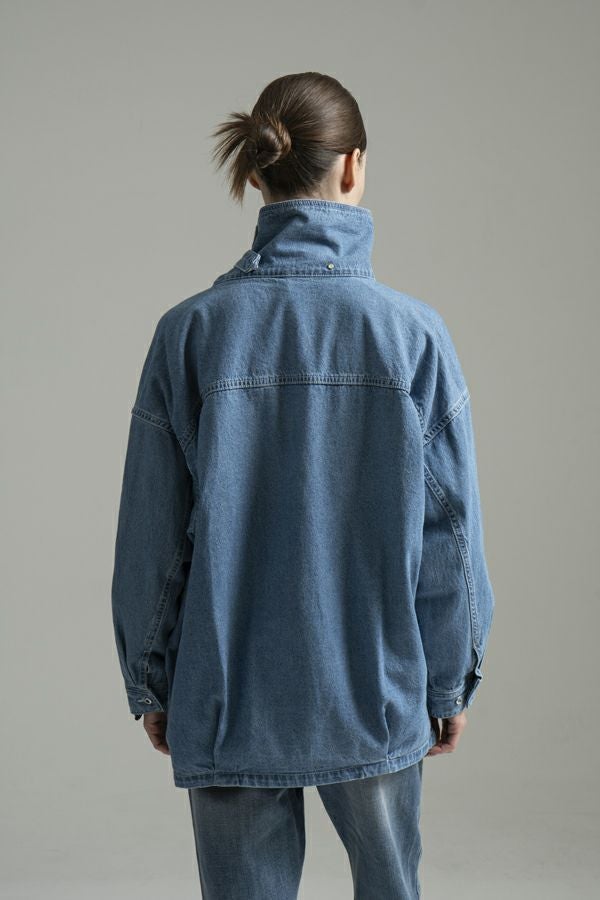 変形カラーデニムシャツ | メゾンドアムウ