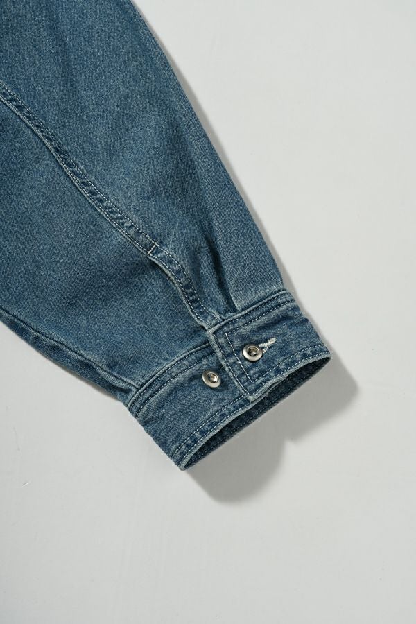 変形カラーデニムシャツ | メゾンドアムウ