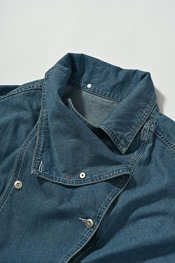 変形カラーデニムシャツ | メゾンドアムウ