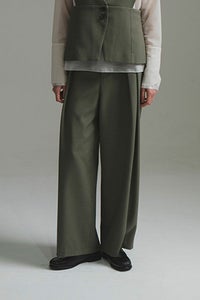 2タックストレートパンツ