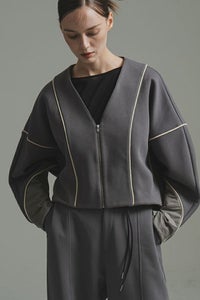 パイピング切替ブルゾン