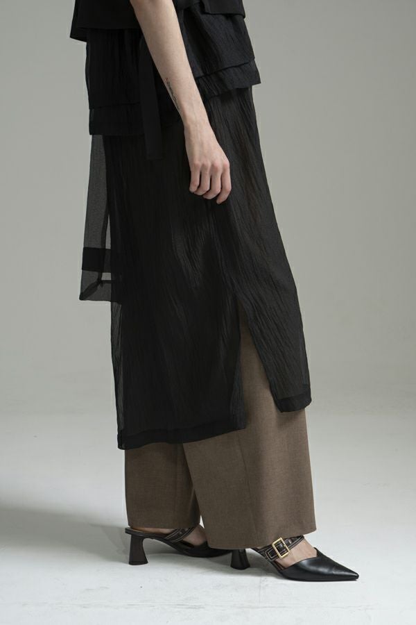 レイヤード切替ワンピース | メゾンドアムウ