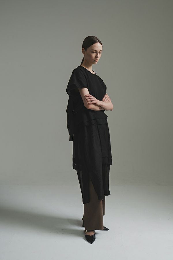 レイヤード切替ワンピース | メゾンドアムウ