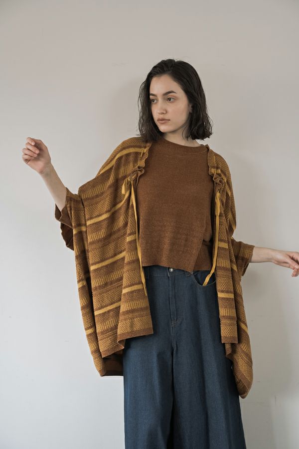 モールポンチョストールカーディガン | メゾンドアムウ