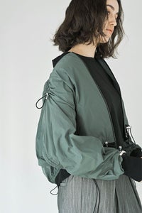 シャーリングブルゾン