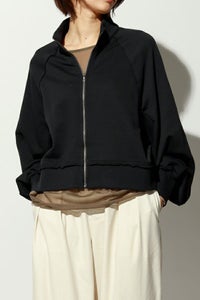 フロントZIP裏毛ブルゾン