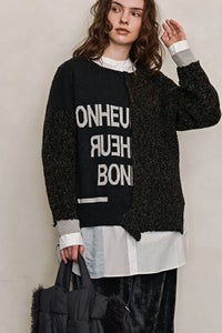 カットオフロゴプルオーバー