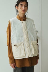 ミリタリーキルティングベスト