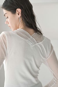 メッシュネックプルオーバー【定番】2025aw