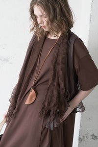 カラミギャザーベスト