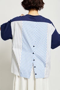 【５月下旬予定】バックシャツ五分袖プルオーバー